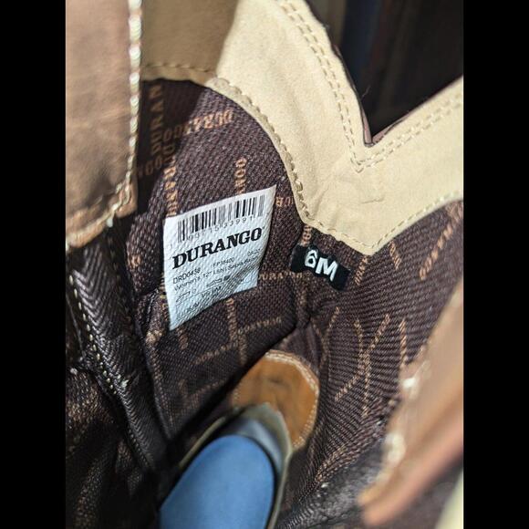 CRUSH™ BY DURANGO® WOMEN’S SEPIA BLUSH WESTERN BOOTS DRD0438/Size 6 - Picture 8 of 10